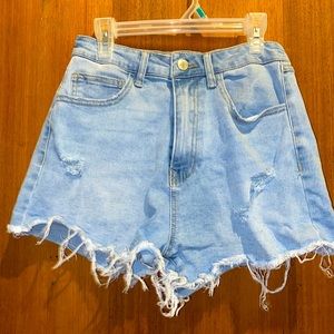 Skinny denim short from Forever 21 and used once.